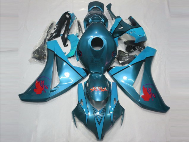 Compra Carenados Moto Honda CBR1000RR 2008-2011 - Azul Verdoso Rojo