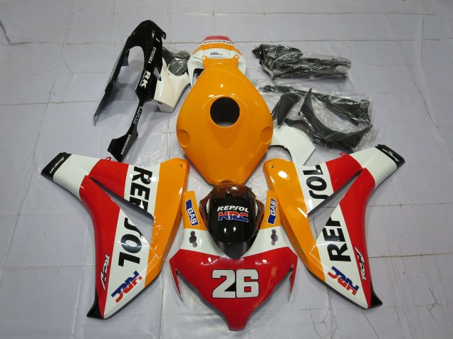 Compra Carenados Moto Honda CBR1000RR 2008-2011 - Naranja Blanco Rojo Negro Brillante Repsol 26