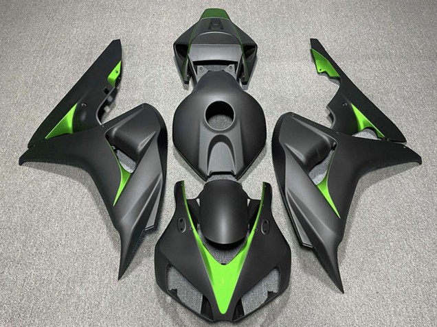 Compra Carenados Moto Honda CBR1000RR 2006-2007 - Negro Mate Verde