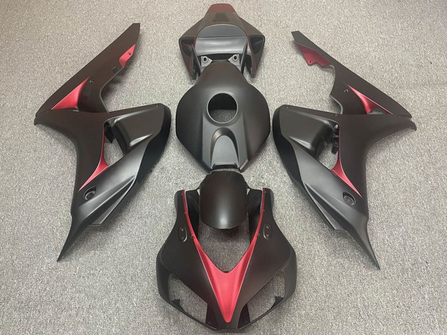 Compra Carenados Moto Honda CBR1000RR 2006-2007 - Negro Mate Rojo