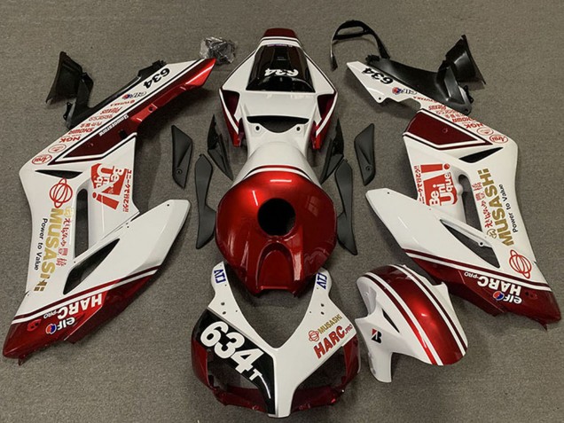 Compra Carenados Moto Honda CBR1000RR 2004-2005 - Blanco Rojo Musashi 634