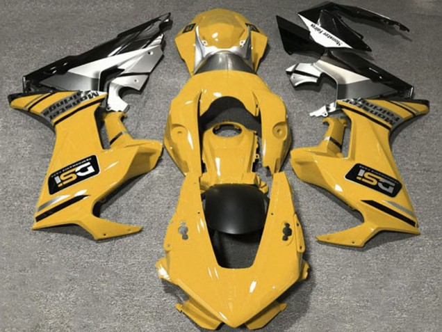 Compra Carenados Moto Honda CBR1000RR 2017-2024 - Mostaza Amarillo Blanco Plata Negro Brillante DSI