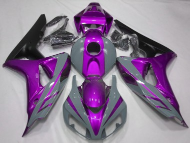 Compra Carenados Moto Honda CBR1000RR 2006-2007 - Nardo Gris Púrpura Negro Mate