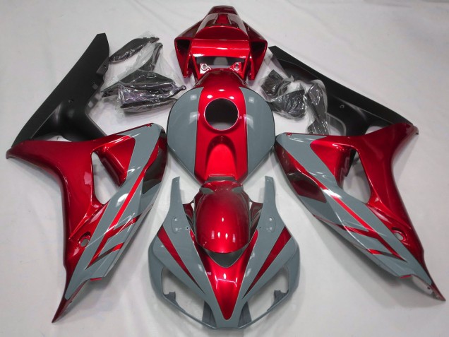 Compra Carenados Moto Honda CBR1000RR 2006-2007 - Nardo Gris Rojo Negro Mate