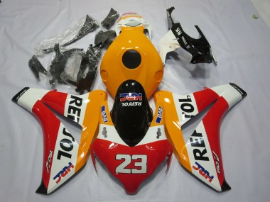 Compra Carenados Moto Honda CBR1000RR 2008-2011 - Naranja Blanco Rojo Negro Brillante Repsol 23