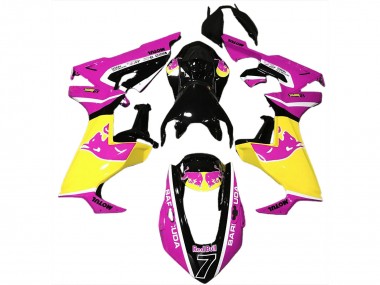 Compra Carenados Moto Honda CBR1000RR 2017-2023 - Rosa Amarillo Negro Brillante Rojo Bull