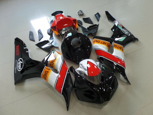 Compra Carenados Moto Honda CBR1000RR 2006-2007 - Naranja Blanco Rojo Negro Brillante Pirelli Carrera