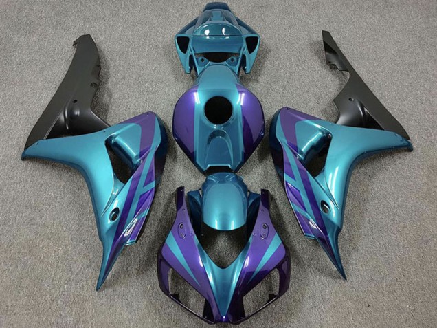 Compra Carenados Moto Honda CBR1000RR 2006-2007 - Púrpura Emerald Negro Mate