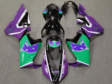 Compra Carenados Moto Honda CBR1000RR 2017-2023 - Púrpura Verde Negro Brillante Rojo Bull