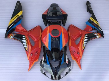 Compra Carenados Moto Honda CBR1000RR 2006-2007 - Rojo Azul Amarillo Negro Brillante Tiburón