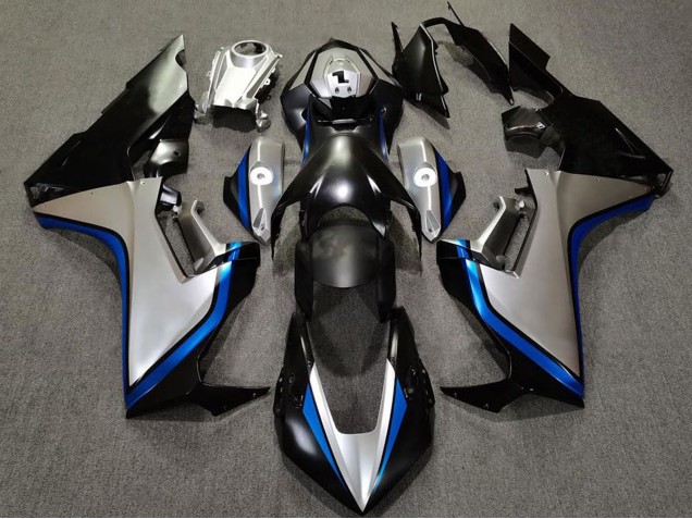 Compra Carenados Moto Honda CBR1000RR 2017-2023 - Plata Azul Negro Brillante