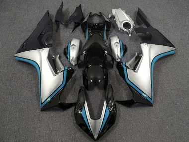 Compra Carenados Moto Honda CBR1000RR 2017-2023 - Plata Azul Claro Negro Brillante