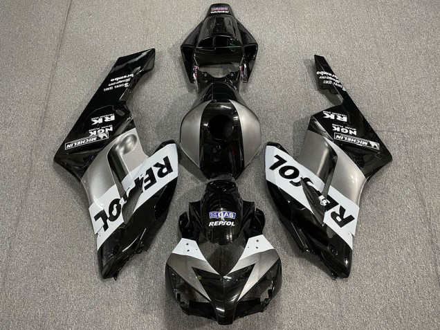 Compra Carenados Moto Honda CBR1000RR 2004-2005 - Plata Blanco Negro Brillante Repsol