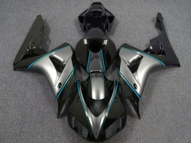 Compra Carenados Moto Honda CBR1000RR 2006-2007 - Plata Azul Negro Brillante Pinstripe