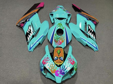 Compra Carenados Moto Honda CBR1000RR 2004-2005 - Azul Verdoso Naranja Rosa Negro Tiburón