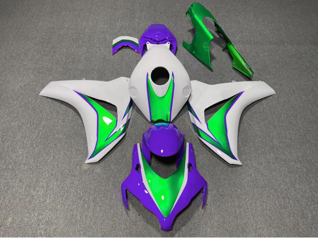 Compra Carenados Moto Honda CBR1000RR 2008-2011 - Blanco Verde Púrpura The Joker