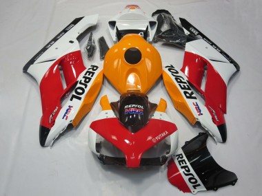 Compra Carenados Moto Honda CBR1000RR 2004-2005 - Blanco Naranja Rojo Negro Brillante Repsol HRC