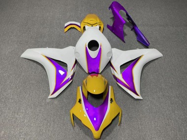 Compra Carenados Moto Honda CBR1000RR 2008-2011 - Blanco Amarillo Púrpura