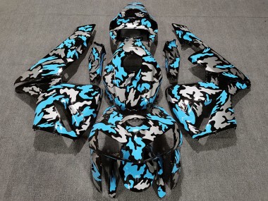 Compra Carenados Moto Honda CBR600RR 2005-2006 - Camouflage Azul Claro