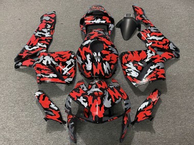 Compra Carenados Moto Honda CBR600RR 2005-2006 - Camouflage Rojo