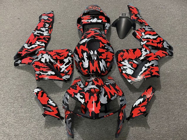 Compra Carenados Moto Honda CBR600RR 2005-2006 - Camouflage Rojo