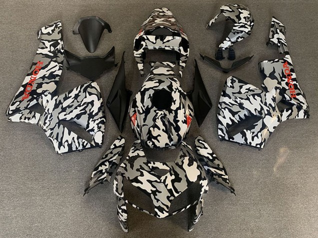 Compra Carenados Moto Honda CBR600RR 2005-2006 - Camouflage Rojo Calcomanías