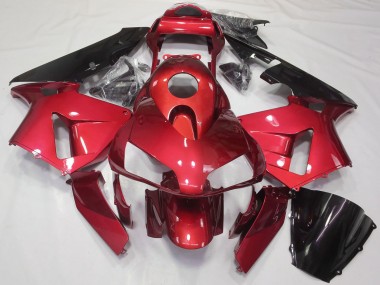 Compra Kits Carenado Moto Honda CBR600RR 2003-2004 - Rojo Negro Brillante
