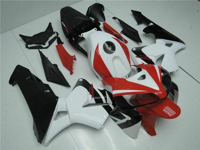 Compra Kits Carenado Moto Honda CBR600RR 2005-2006 - Blanco Rojo Negro
