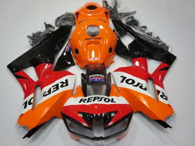 Compra Carenados Moto Honda CBR600RR 2013-2023 - Naranja Blanco Rojo Negro Brillante Repsol