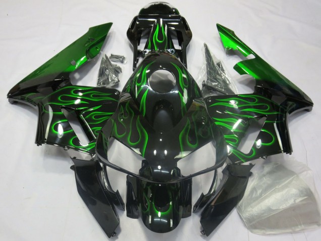 Compra Carenados Moto Honda CBR600RR 2003-2004 - Negro Brillante Azul Llama