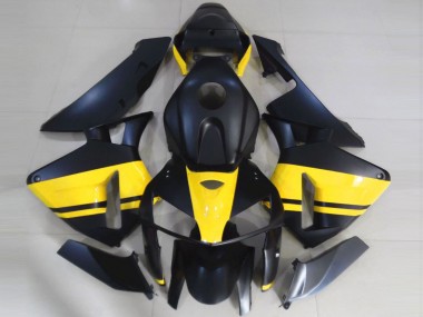 Compra Carenados Moto Honda CBR600RR 2005-2006 - Negro Mate Amarillo Brillante
