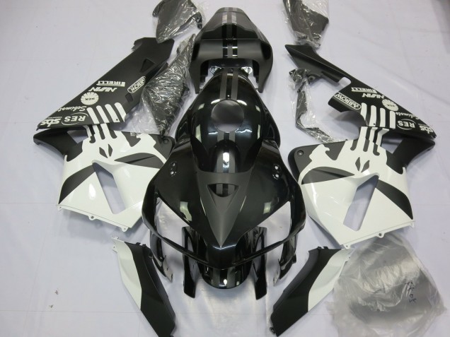 Compra Carenados Moto Honda CBR600RR 2005-2006 - Blanco Negro Mate Puisher Logo