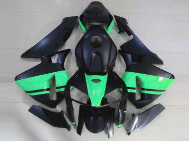 Compra Carenados Moto Honda CBR600RR 2005-2006 - Negro Mate Especial Verde