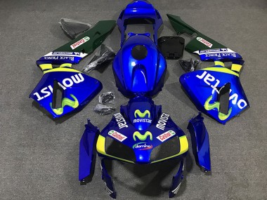 Compra Carenados Moto Honda CBR600RR 2003-2004 - Azul Amarillo Verde MoviStar