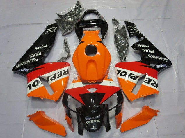 Compra Carenados Moto Honda CBR600RR 2005-2006 - Naranja Rojo Blanco Negro Repsol OEM Estilo