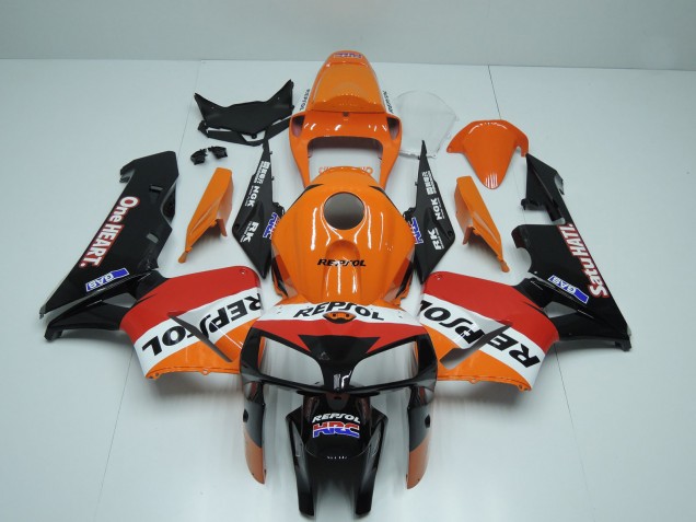 Compra Carenados Moto Honda CBR600RR 2005-2006 - Naranja Rojo Blanco Negro One Heart Repsol