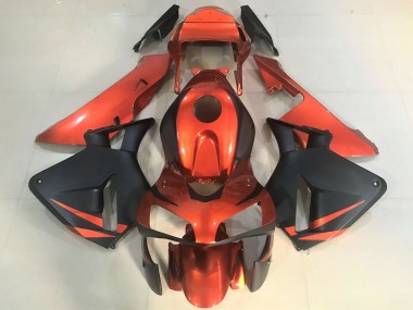 Compra Carenados Moto Honda CBR600RR 2003-2004 - Naranja Negro Mate