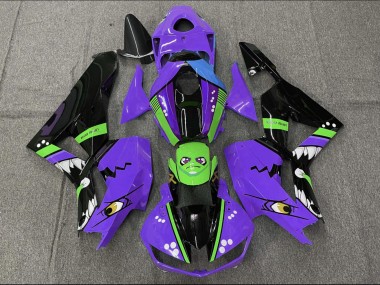 Compra Carenados Moto Honda CBR600RR 2013-2023 - Púrpura Verde Azul Negro Brillante Tiburón