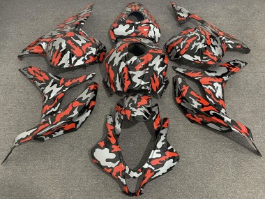 Compra Carenados Moto Honda CBR600RR 2009-2012 - Rojo Gris Camouflage