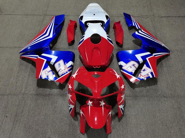 Compra Carenados Moto Honda CBR600RR 2005-2006 - Blanco Rojo Azul 69