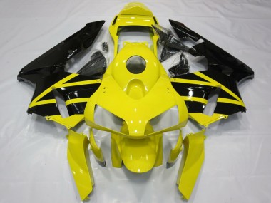 Compra Carenados Moto Honda CBR600RR 2003-2004 - Amarillo Negro Brillante OEM Estilo