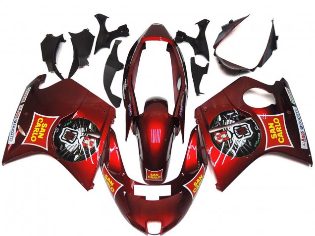 Compra Carenados Moto Honda CBR1100XX Blackbird 1996-2007 - Rojo Amarillo San Carlo
