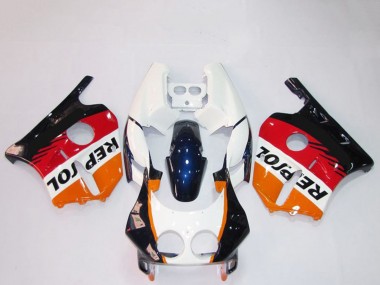 Compra Carenados Moto Honda CBR250RR 1990-1998 - Naranja Blanco Rojo Negro Brillante Repsol