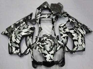 Compra Carenados Moto Honda CBR600 F4i 2001-2003 - Blanco Gris Negro Camouflage