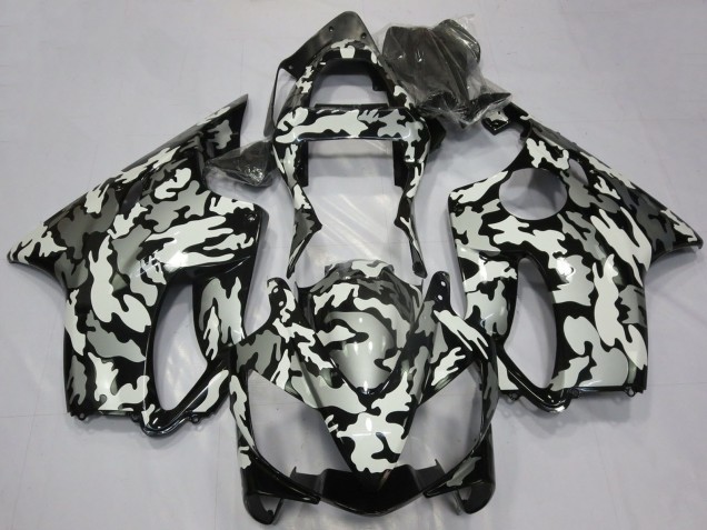 Compra Carenados Moto Honda CBR600 F4i 2001-2003 - Blanco Gris Negro Camouflage