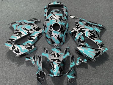 Compra Carenados Moto Honda VFR 800 2002-2013 - Azul Verdoso Camouflage