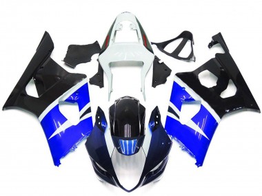 Compra Carenados Moto Suzuki GSXR 1000 2003-2004 - Blanco Azul Negro Brillante
