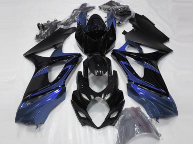 Compra Carenados Moto Suzuki GSXR 1000 2007-2008 - Azul Negro Brillante