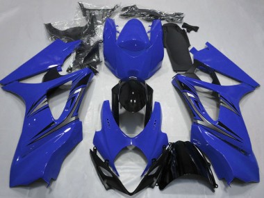 Compra Carenados Moto Suzuki GSXR 1000 2007-2008 - Azul Negro Brillante OEM Estilo