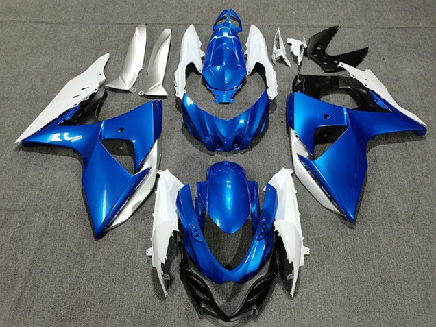 Compra Carenados Moto Suzuki GSXR 1000 2009-2016 - Azul Blanco Plata Negro